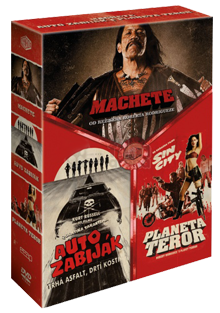Kolekce Auto zabiják + Planeta Teror + Machete 3x DVD