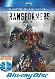 Transformers 4 Zánik 2D+3D BD