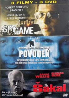 Spy Game + Povodeň + Šakal 3x DVD