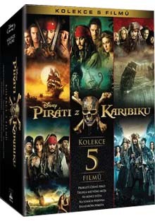 Piráti z Karibiku Kolekce 5x DVD