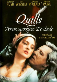 Quills Perem markýze De Sade DVD